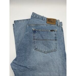 Vintage Polo Ralph Lauren Jeans Mens 38x34 Classic Relaxed Patch Y2K Flag